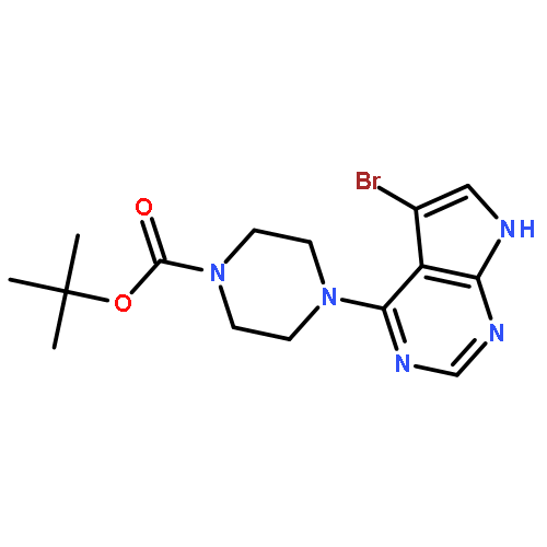 4-(4-Boc-1-piperazinyl)-5-bromo-7H-pyrrolo[2,3-d]pyrimidine