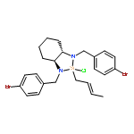 (3AS,7AS)-1,3-BIS[(4-BROMOPHENYL)METHYL]-2-[(E)-BUT-2-ENYL]-2-CHLORO-3A,4,5,6,7,7A-HEXAHYDROBENZO[D][1,3,2]DIAZASILOLE