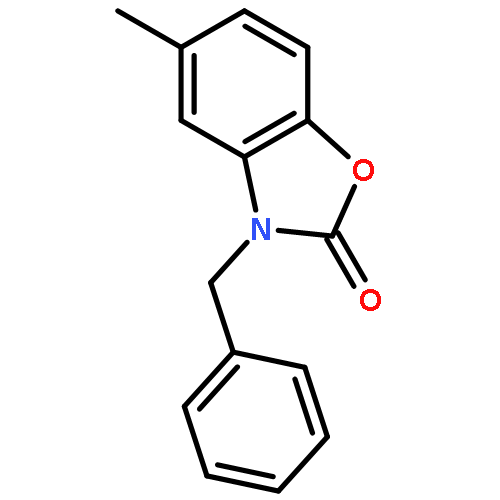 2(3H)-Benzoxazolone, 5-methyl-3-(phenylmethyl)-