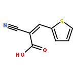 2-PROPENOIC ACID, 2-CYANO-3-(2-THIENYL)-