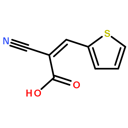 2-PROPENOIC ACID, 2-CYANO-3-(2-THIENYL)-