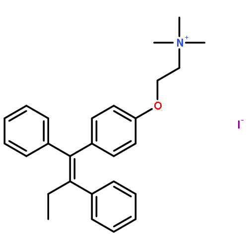 Ethanaminium,2-[4-[(1Z)-1,2-diphenyl-1-buten-1-yl]phenoxy]-N,N,N-trimethyl-, iodide (1:1)