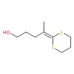 4-(1,3-dithian-2-ylidene)pentan-1-ol