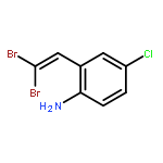 4-chloro-2-(2,2-dibromoethenyl)benzenamine