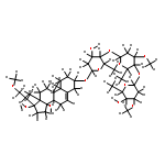 (3beta,14beta,17beta,20S)-3,14,17,20-tetrahydroxy-21-methoxypregn-5-ene-3-O-beta-oleandropyranosyl-(1->4)-O-beta-cymaropyranosyl-(1->4)-O-beta-digitoxopyranoside