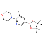 4-(3-Methyl-5-(4,4,5,5-tetramethyl-1,3,2-dioxaborolan-2-yl)pyridin-2-yl)morpholine