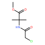 Alanine, N-(chloroacetyl)-2-methyl-, methyl ester