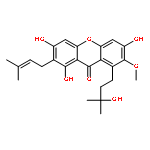 9H-Xanthen-9-one,1,3,6-trihydroxy-8-(3-hydroxy-3-methylbutyl)-7-methoxy-2-(3-methyl-2-buten-1-yl)-