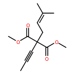 Propanedioic acid, (3-methyl-2-butenyl)-2-propynyl-, dimethyl ester