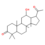 (5alpha,12beta,17beta)-17-acetyl-12-hydroxy-4,4,8,10,14-pentamethylgonan-3-one