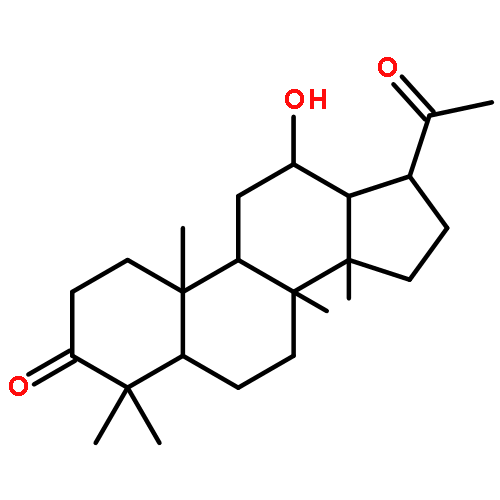 (5alpha,12beta,17beta)-17-acetyl-12-hydroxy-4,4,8,10,14-pentamethylgonan-3-one