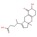 4-[(3aS,7S,9aR)-3,3a,5,6,7,8,9,9a-octahydro-7-hydroxy-3a-methyl-8-oxocyclopenta[b]chromen-1-yl]pentanoic acid