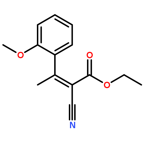 2-Butenoic acid, 2-cyano-3-(2-methoxyphenyl)-, ethyl ester