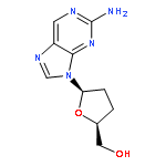 2-Furanmethanol,5-(2-amino-9H-purin-9-yl)tetrahydro-, (2S,5R)-