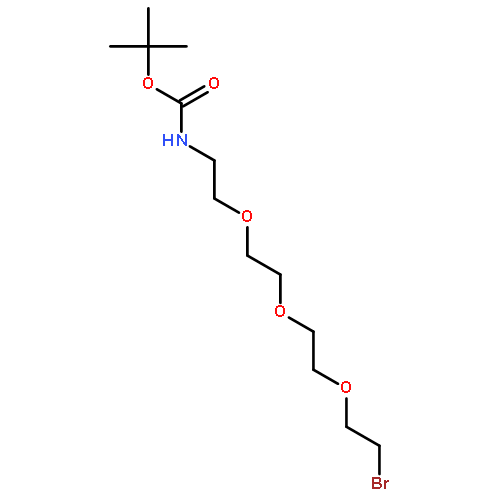 1-Boc-amino-3,6,9-trioxaundecanyl-11-bromide