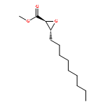 Oxiranecarboxylic acid, 3-nonyl-, methyl ester, (2S,3R)-