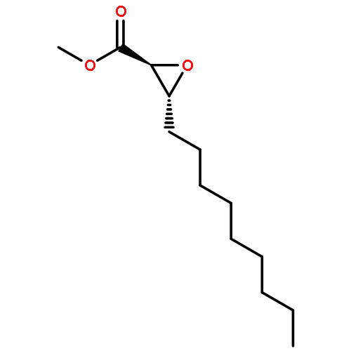 Oxiranecarboxylic acid, 3-nonyl-, methyl ester, (2S,3R)-