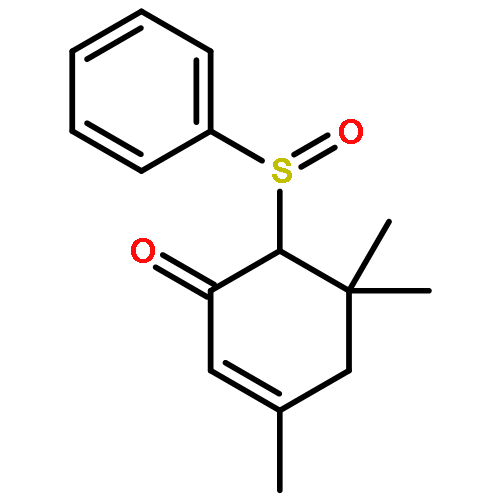 2-Cyclohexen-1-one, 3,5,5-trimethyl-6-(phenylsulfinyl)-