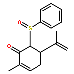 2-Cyclohexen-1-one, 2-methyl-5-(1-methylethenyl)-6-(phenylsulfinyl)-