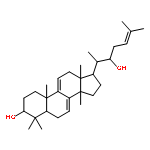 Lanosta-7,9(11),24-triene-3,22-diol,(3b,22R)- (9CI)