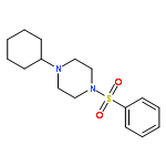 Piperazine, 1-cyclohexyl-4-(phenylsulfonyl)-