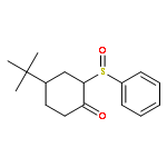 Cyclohexanone, 4-(1,1-dimethylethyl)-2-(phenylsulfinyl)-