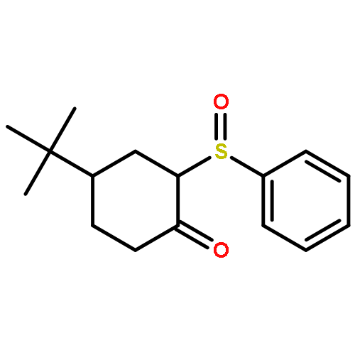 Cyclohexanone, 4-(1,1-dimethylethyl)-2-(phenylsulfinyl)-