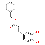 2-Propenoic acid,3-(3,4-dihydroxyphenyl)-, phenylmethyl ester