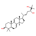 (3beta,24S)-lanosta-7,9(11)-diene-3,24,25-triol