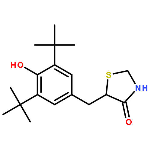 4-Thiazolidinone,5-[[3,5-bis(1,1-dimethylethyl)-4-hydroxyphenyl]methyl]-