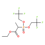 Propanoicacid, 2-[bis(2,2,2-trifluoroethoxy)phosphinyl]-, ethyl ester