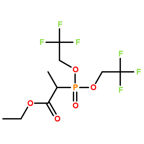 Propanoicacid, 2-[bis(2,2,2-trifluoroethoxy)phosphinyl]-, ethyl ester