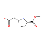 2-Pyrrolidineacetic acid, 5-(methoxycarbonyl)-, trans-(±)-