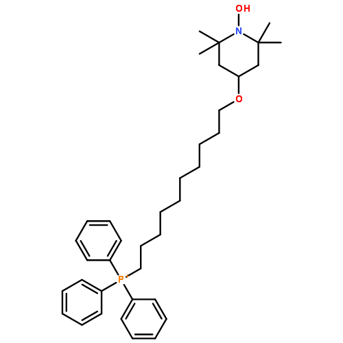 1-Piperidinyloxy, 2,2,6,6-tetramethyl-4-[[10-(triphenylphosphonio)decyl]oxy]-