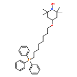 1-Piperidinyloxy, 2,2,6,6-tetramethyl-4-[[8-(triphenylphosphonio)octyl]oxy]-