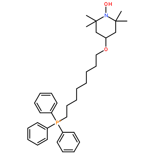 1-Piperidinyloxy, 2,2,6,6-tetramethyl-4-[[8-(triphenylphosphonio)octyl]oxy]-