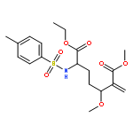 Heptanedioic acid, 3-methoxy-2-methylene-6-[[(4-methylphenyl)sulfonyl]amino]-, 7-ethyl 1-methyl ester