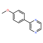 Pyrazine, 2-(4-methoxyphenyl)-