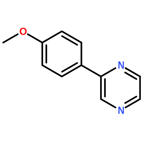 Pyrazine, 2-(4-methoxyphenyl)-