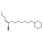 Octanenitrile, 2-(ethoxymethylene)-8-[(tetrahydro-2H-pyran-2-yl)oxy]-