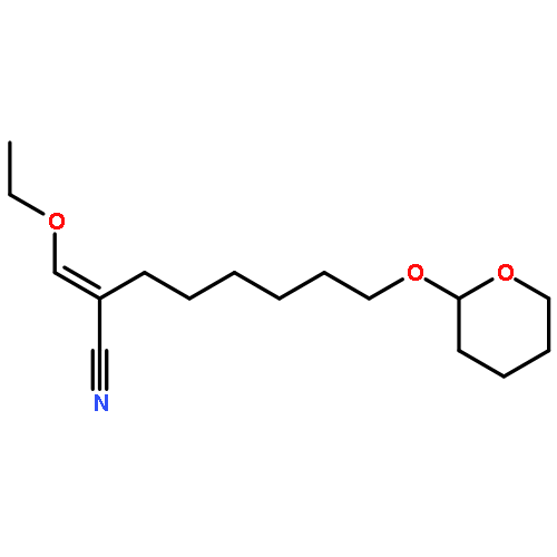 Octanenitrile, 2-(ethoxymethylene)-8-[(tetrahydro-2H-pyran-2-yl)oxy]-