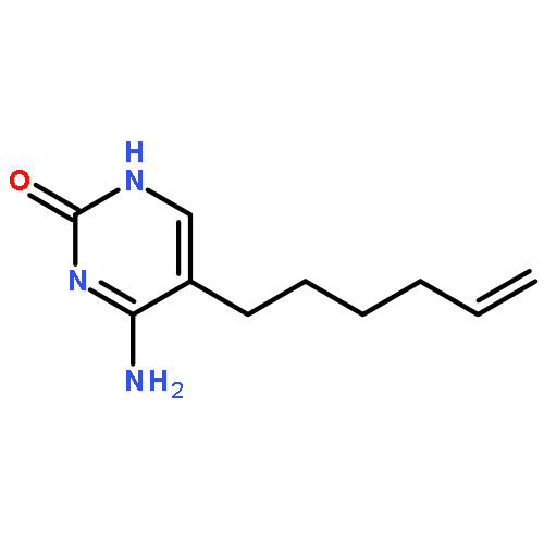 2(1H)-Pyrimidinone, 4-amino-5-(5-hexenyl)-