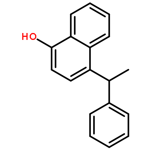 1-Naphthalenol, 4-(1-phenylethyl)-