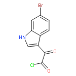 1H-Indole-3-acetyl chloride, 6-bromo-a-oxo-