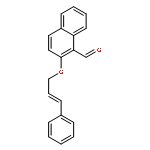 1-Naphthalenecarboxaldehyde, 2-[[(2E)-3-phenyl-2-propenyl]oxy]-