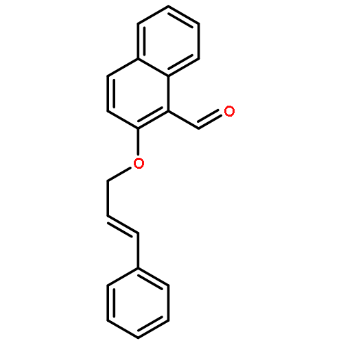 1-Naphthalenecarboxaldehyde, 2-[[(2E)-3-phenyl-2-propenyl]oxy]-