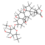 strophanthidin-3-O-beta-D-(6-deoxy-2-O-methyl)-glucopyranoside