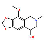 5,6,7,8-Tetrahydro-4-methoxy-6-methyl-1,3-dioxolo[4,5-g]isoquinolin-8-ol