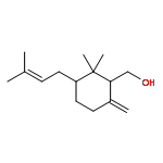 Cyclohexanemethanol,2,2-dimethyl-3-(3-methyl-2-butenyl)-6-methylene-, cis-