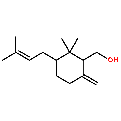 Cyclohexanemethanol,2,2-dimethyl-3-(3-methyl-2-butenyl)-6-methylene-, cis-